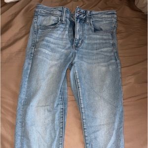 american eagle high rise jegging, worn once or twice
